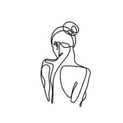 Nordic Wall Art Female Body Wall Decor Metal Woman Shape Decor Minimalist Wall Art