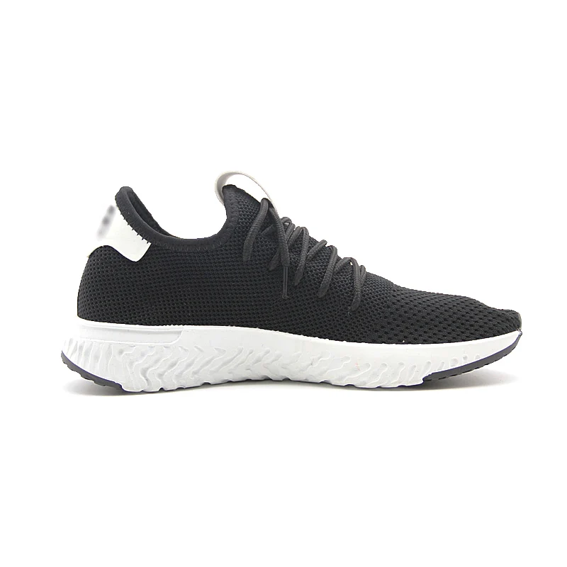 2022 New styles custom knit upper pvc injection sole fitness walking sports shoes for men