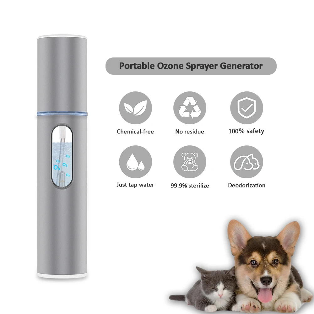 Pets deodorization portable ozonator sanitizer O3 water generate machine portable ozone generator