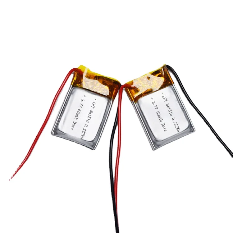 Professinal lithium polymer battery mini 581516 581519 3.7V 60mah 15C drone battery RC Robot Toys 77-615 ROBOT