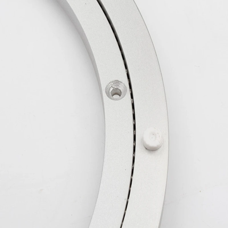 Revolving Serving Trays Glass Turntable 12 Inch 300mm Aluminum Alloy Round Smooth Rotation Bearing Lazy Susan