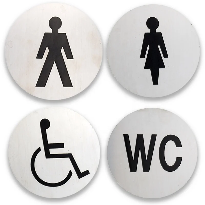 Wholesale Factory Price Stainless Steel Door Sign Plate Door Number Plate