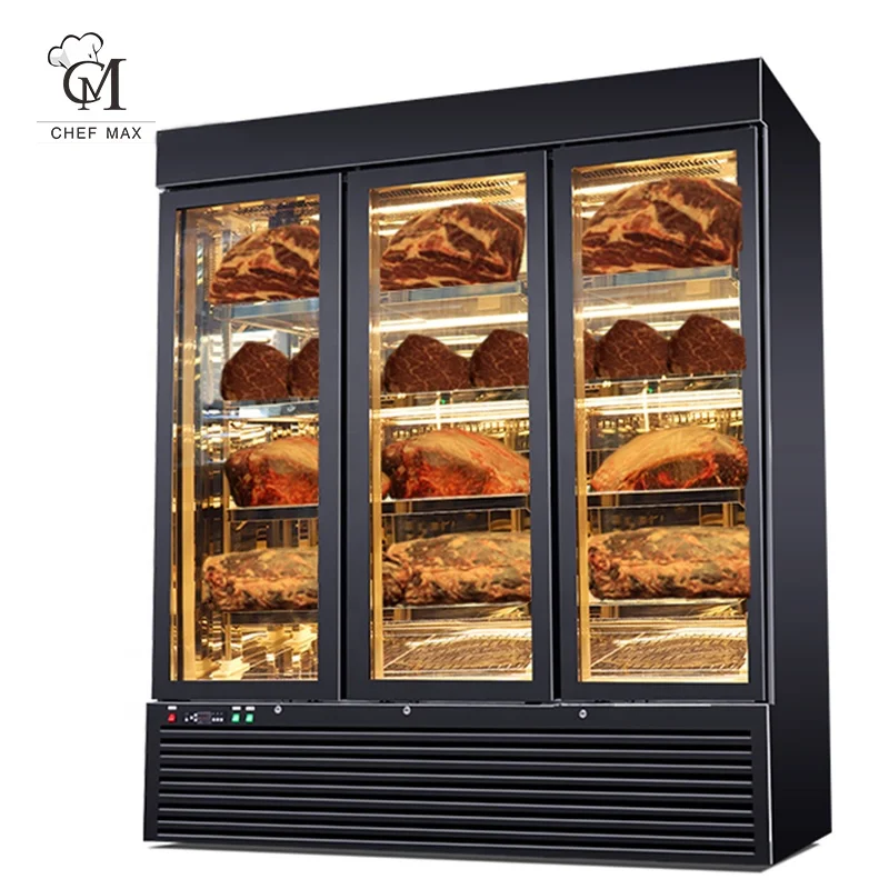 CHEFMAX industrial meat freezer  refrigerator fridge dry aging cabinet machine