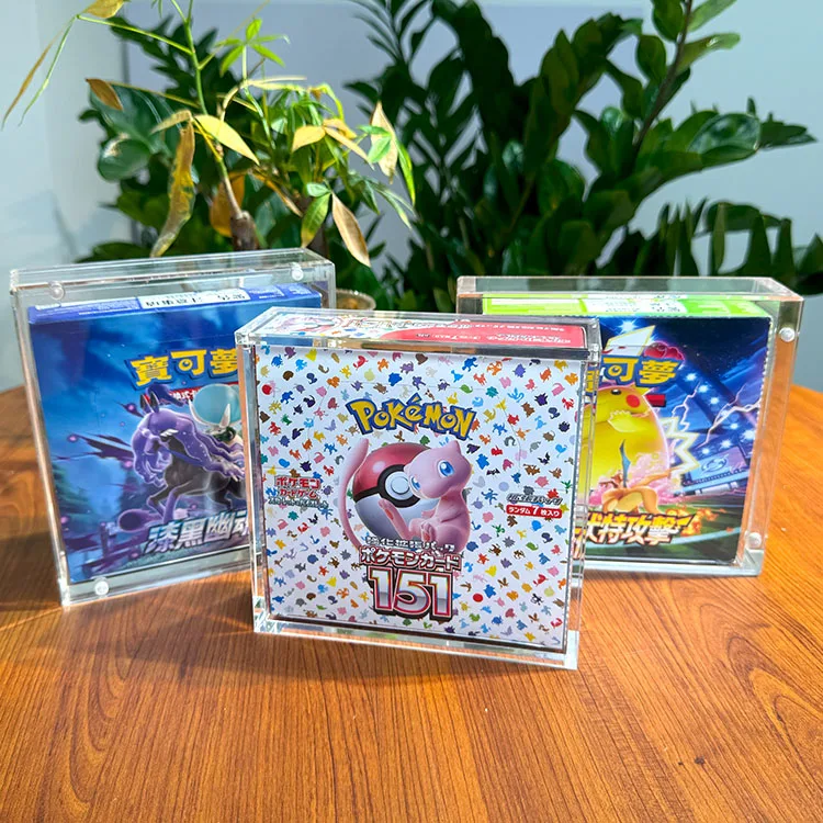 TCG хорошее качество Pokemon Vmax Box Prise в Японии акриловый бустер карты витрина