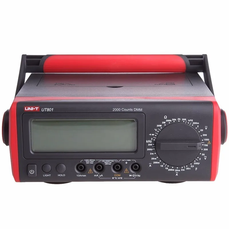 UNI-T UT801 UT802 UT803 Настольный настольного типа цифровой мультиметр Туре RMS ЖК-мультиметр переменного тока высокой точности