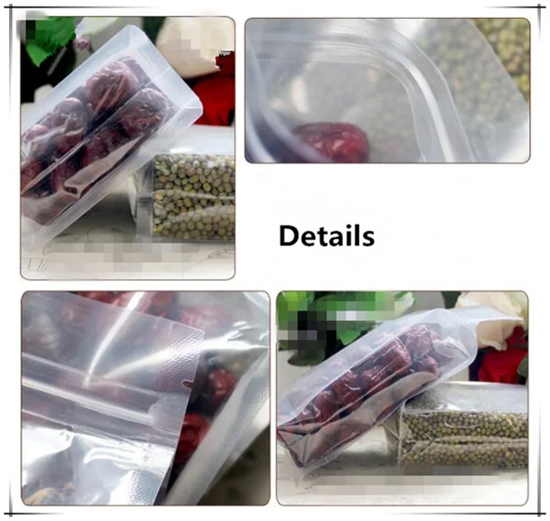 2024 Water proof private label plastic custom zip lock bags for t shirts 16x26cm