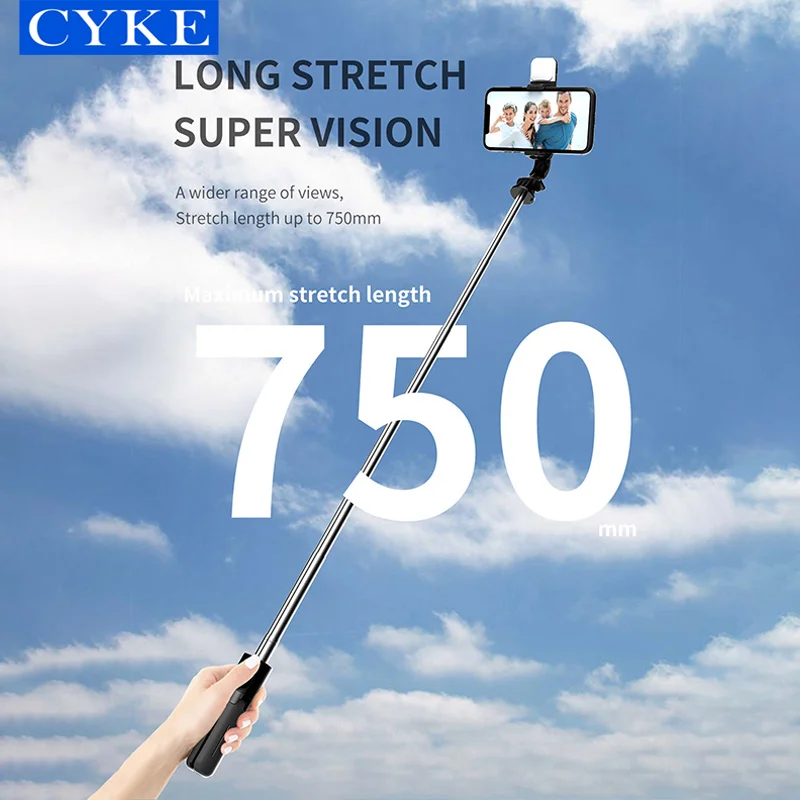  CYKE Гибкая селфи-Палка с Bluetooths Штатив 3 в 1 Мини 360 градусов Выдвижная селфи-палка-телескопическая