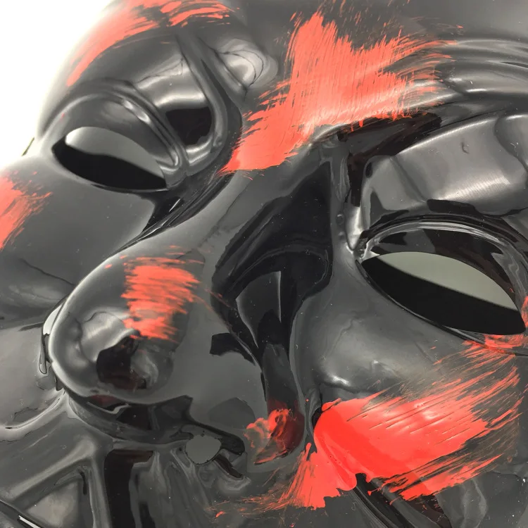 Halloween colored V for Vendetta Guy Fawkes Face Mask for Carnival Costume Party Props  Mask