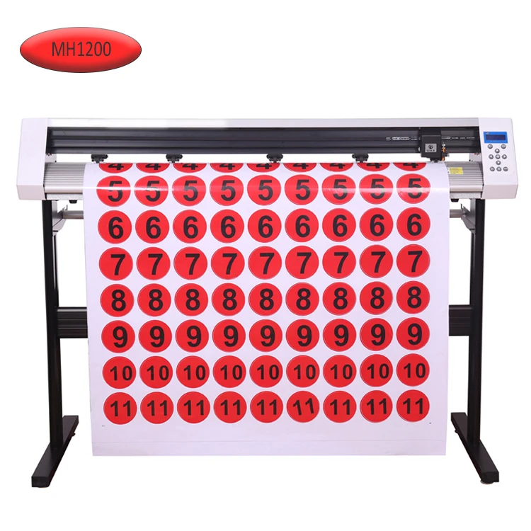 new MH1200 model multi-function 721 sticker graphtech roland carton box ccd contour cut rabbit vinyl cutting plotter