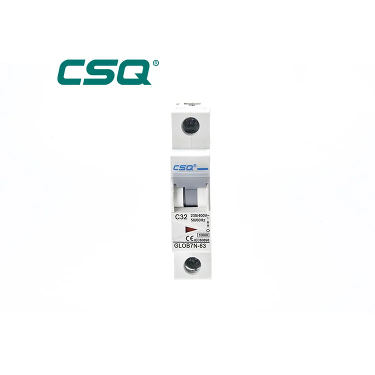  CSQ GLOB7N(L7N) 1P 63a MCB типы автоматических выключателей миниатюрный автоматический
