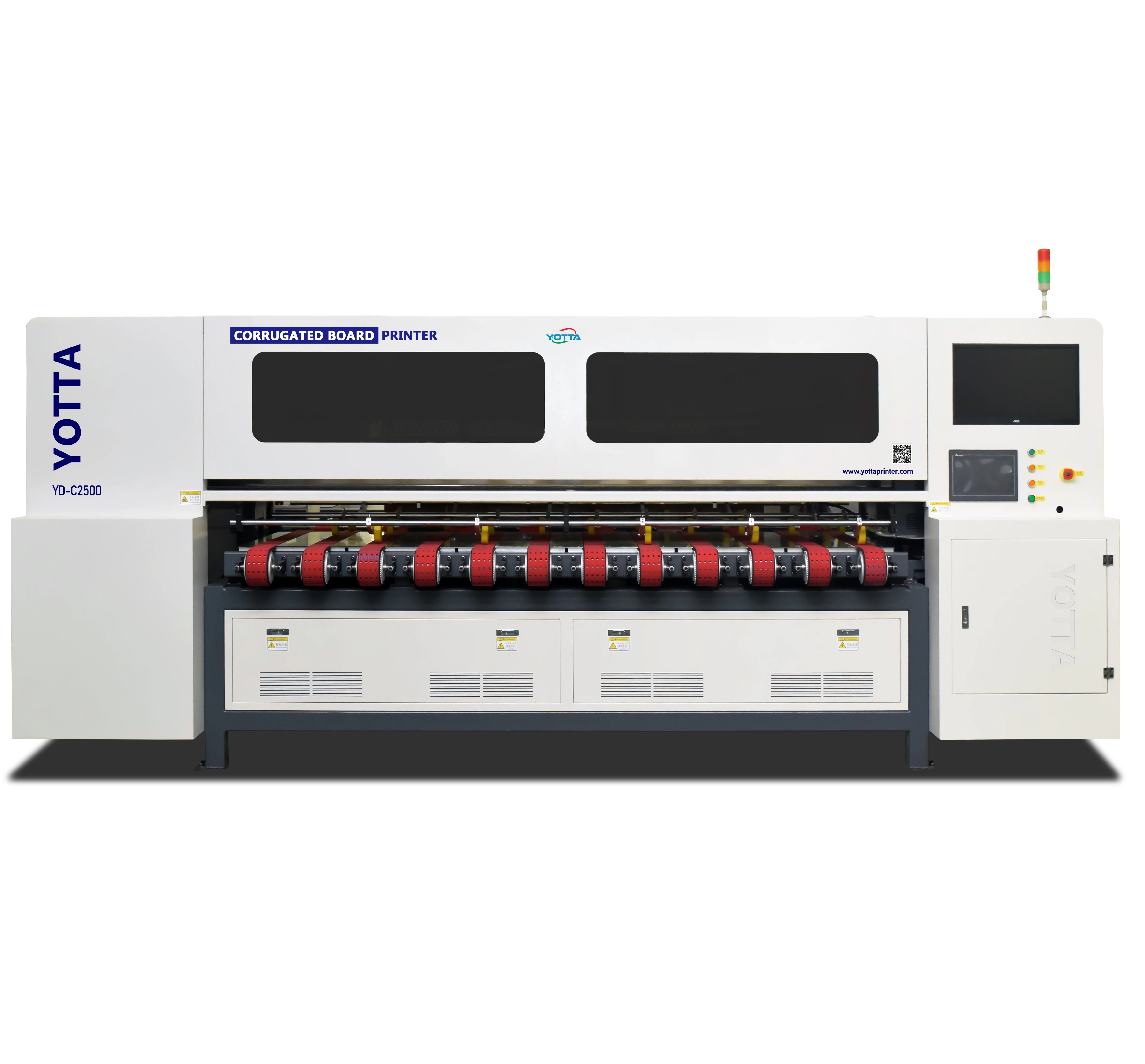 Corrugated Single Pass Printer C2500 2500mm Large Printing Size for Packaging Cardboard Airplane Boxes Paper Board Carrier Bag