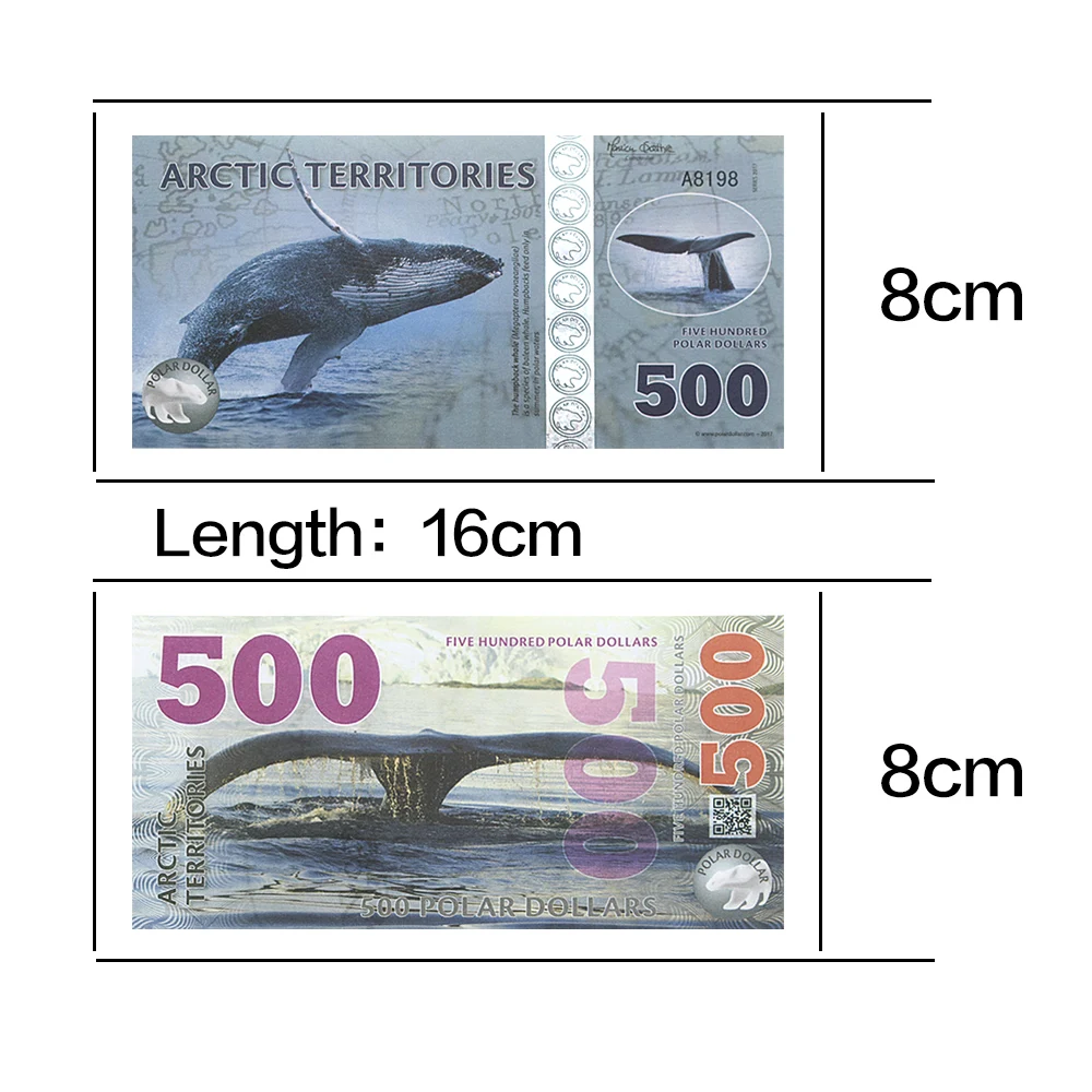 Arctic Commemorative Banknote Complete Set of 14 Different Denominations 1 2 3 5 6 8 9 10 15 25 50 100 250 500 Dollar Collection