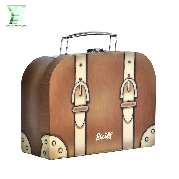 Personalised customized baby blankets packaging cardboard suitcase box wholesale early childhood toys set mystery paper boxes