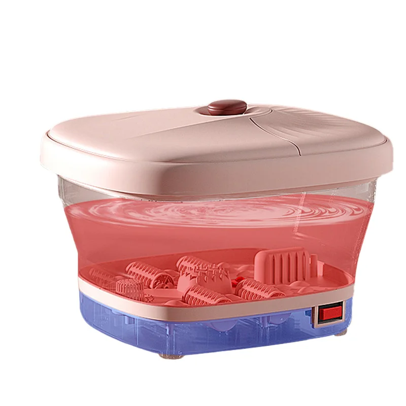 Foldable Heat Express Pedicure Buckets Massaging Collapsible Wash Spa Foot Basin Soaking Tub Foot Spa With Jet Massage And Heat