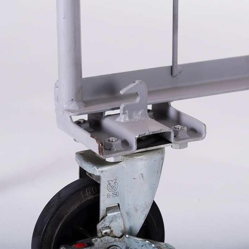 Wholesale 3 Side Folding Warehouse Logistics Storage Transportation Roll Cage Trolley With Wheels