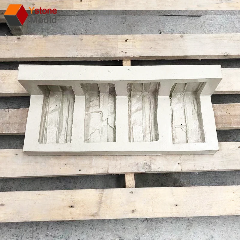 Rubber Silicon Moulds Concrete Decorative Wall Mold For Manufacturing Artificial Stone
