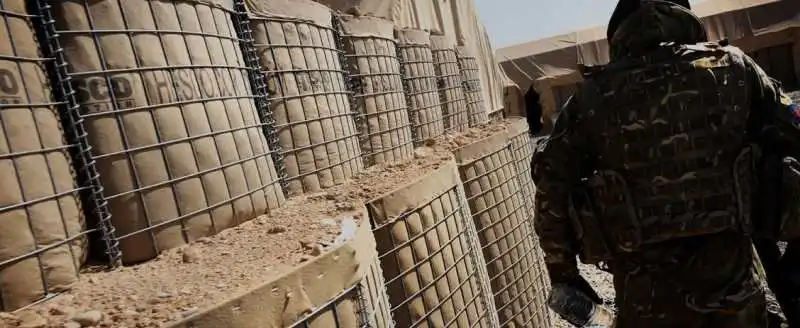 
Galvanized Military Sand Wall Hesco Barrier army military Hesco defence barrier 