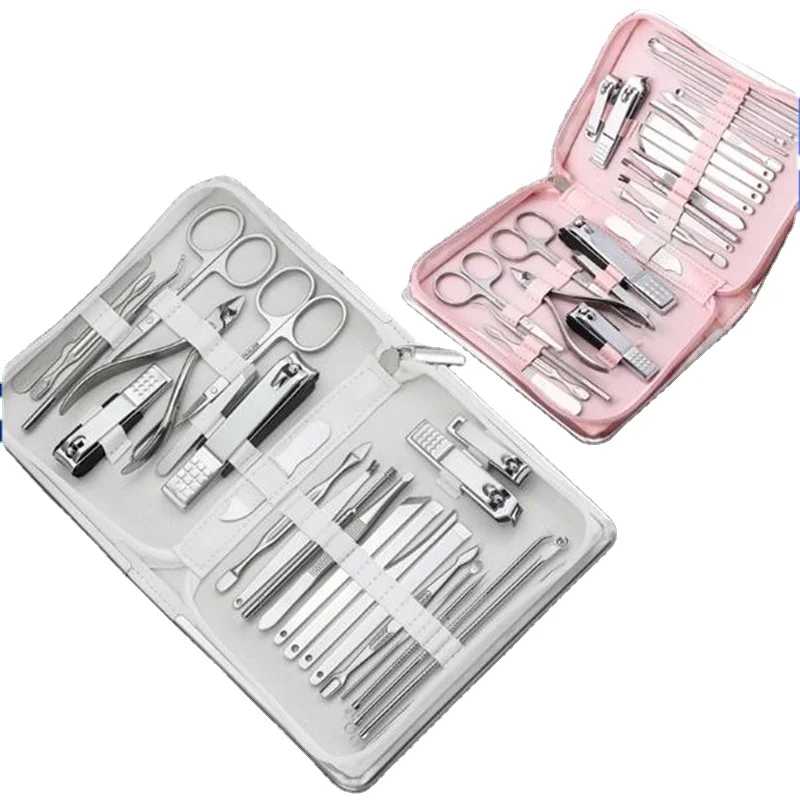 origin  factory 11pieces nail clipper  professional pedicure manicure set Manicure Beauty tools wholesale customized logo