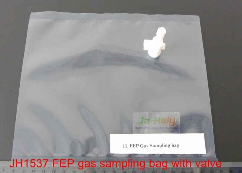 Лабораторный мешок для забора проб газа FEP с клапаном PTFE коррозионного 0 2-20