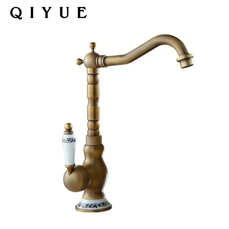 Single Handle Modern Bathroom Sink Faucet bathroom sanitary ware antique brass beauty basin faucet tap