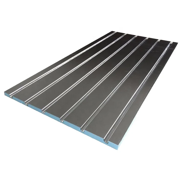 Europe Hot Sale Moden Design Omage Grooved XPS boards hot water heat floor panel for hydronic radiant floor heating