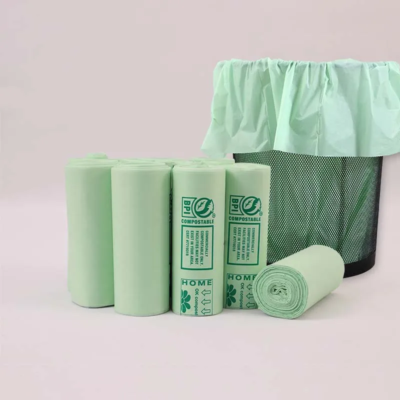 Heavy Duty Biodegradable Bin Bags 13 Gallon Recyclable Trash Bag Plastic Packaging