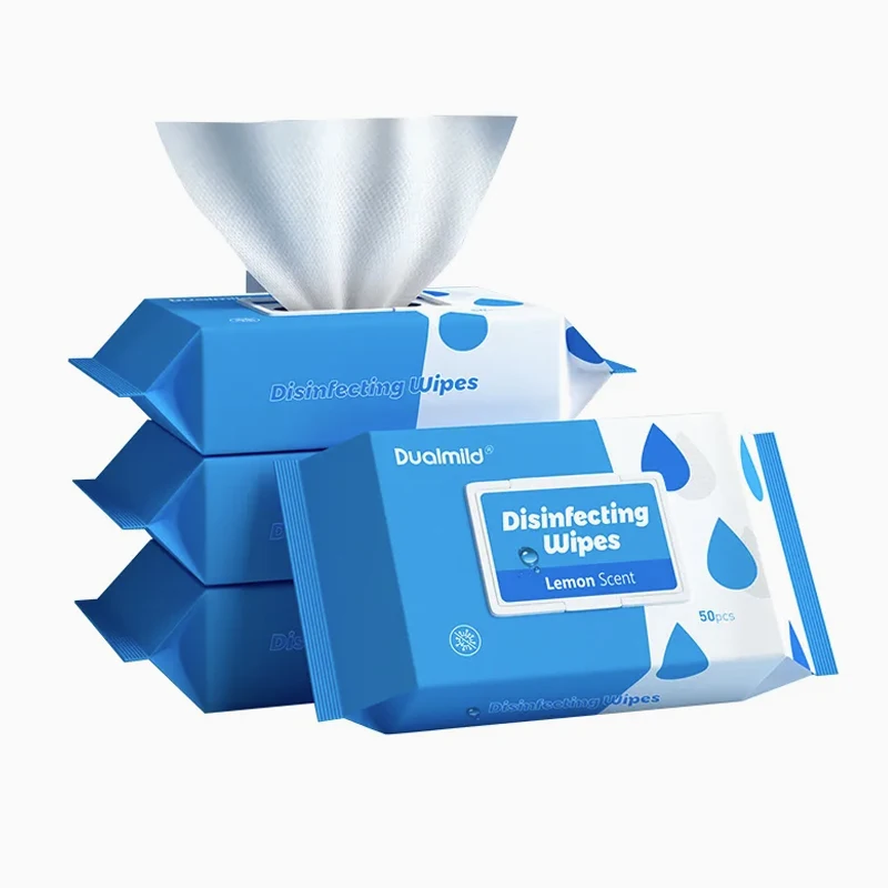 Factory Price Customized Private Label Spunlace Non-Woven Fabric Wet Wipes 75% Alcohol Medical Disinfection Wipes