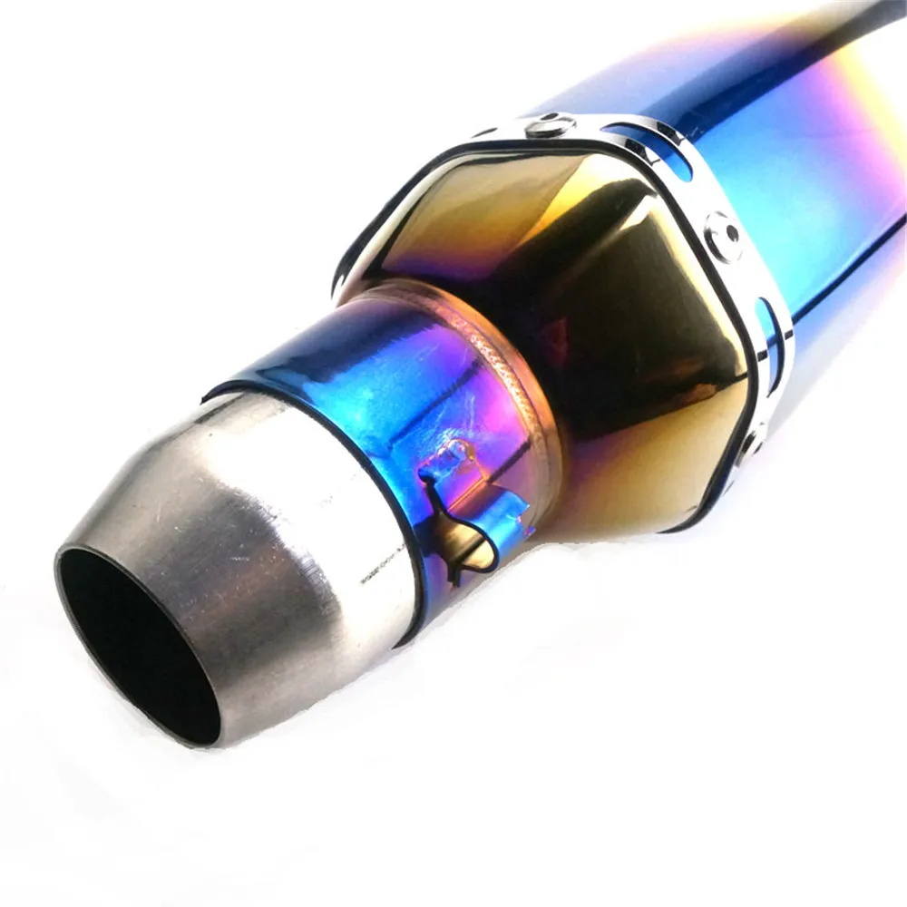 CNC Machined End Motorcycle Exhaust Muffler Pipe Modified For Kawasaki Honda bmw suzuki benelli KT DUCATI