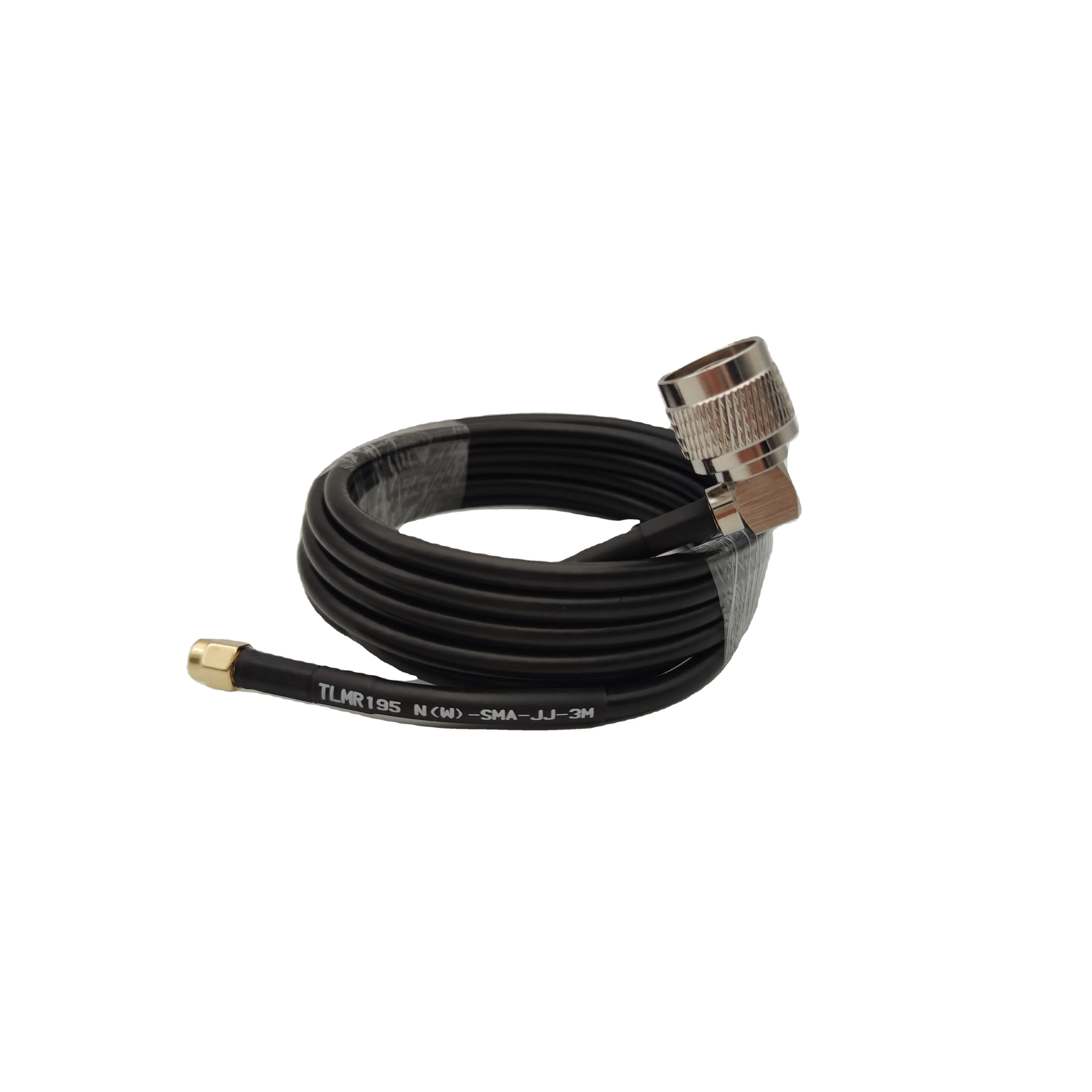 LMR195 rf coaxial cable with n-bend male to SMA male connector