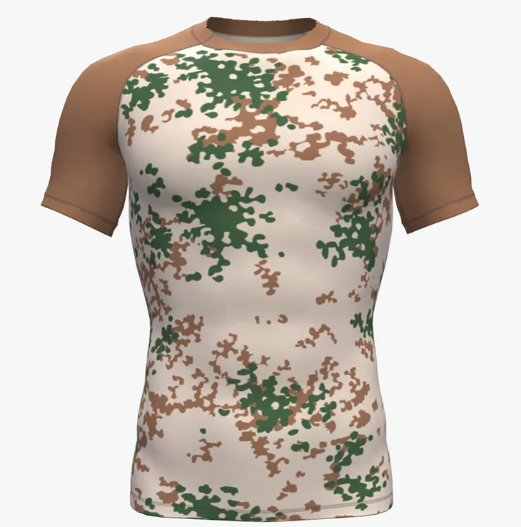 High Quality Wholesale OEM Custom Logo UPF 50 Sublimation Printed Mma Bjj Surf Long Sleeve Rash Guard