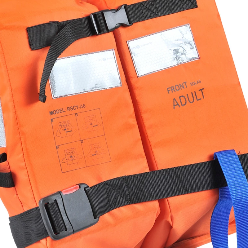 Сертификат высокого качества Solas морской спасательный жилет Рабочий 150N gilet de sauvetage pour bateau