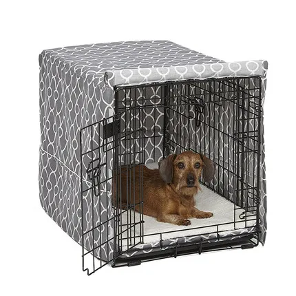 2022 DXL Hot Selling Durable Waterproof Dustproof Windproof Sunproof Snowdefence Dog Crate Cover With Hook & Loop Tabs