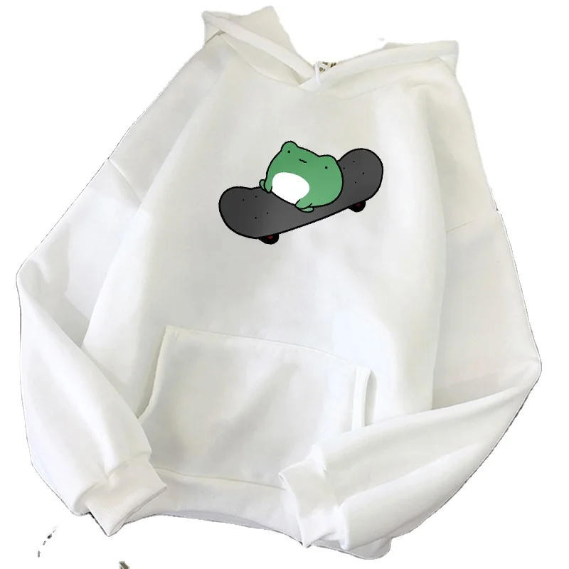 2021 hot Sale In Stock Frog Skateboards Fleece Long Sleeve Oversized Printing Sweater Custom Hoodies For Unisex