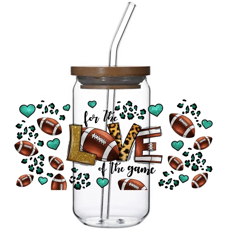 Wholesale Football NFL Team  DTF UV Wraps Ready To ship Dallas Cowboy UV DTF Cup Wraps Sport UV DTF Wraps For Cups