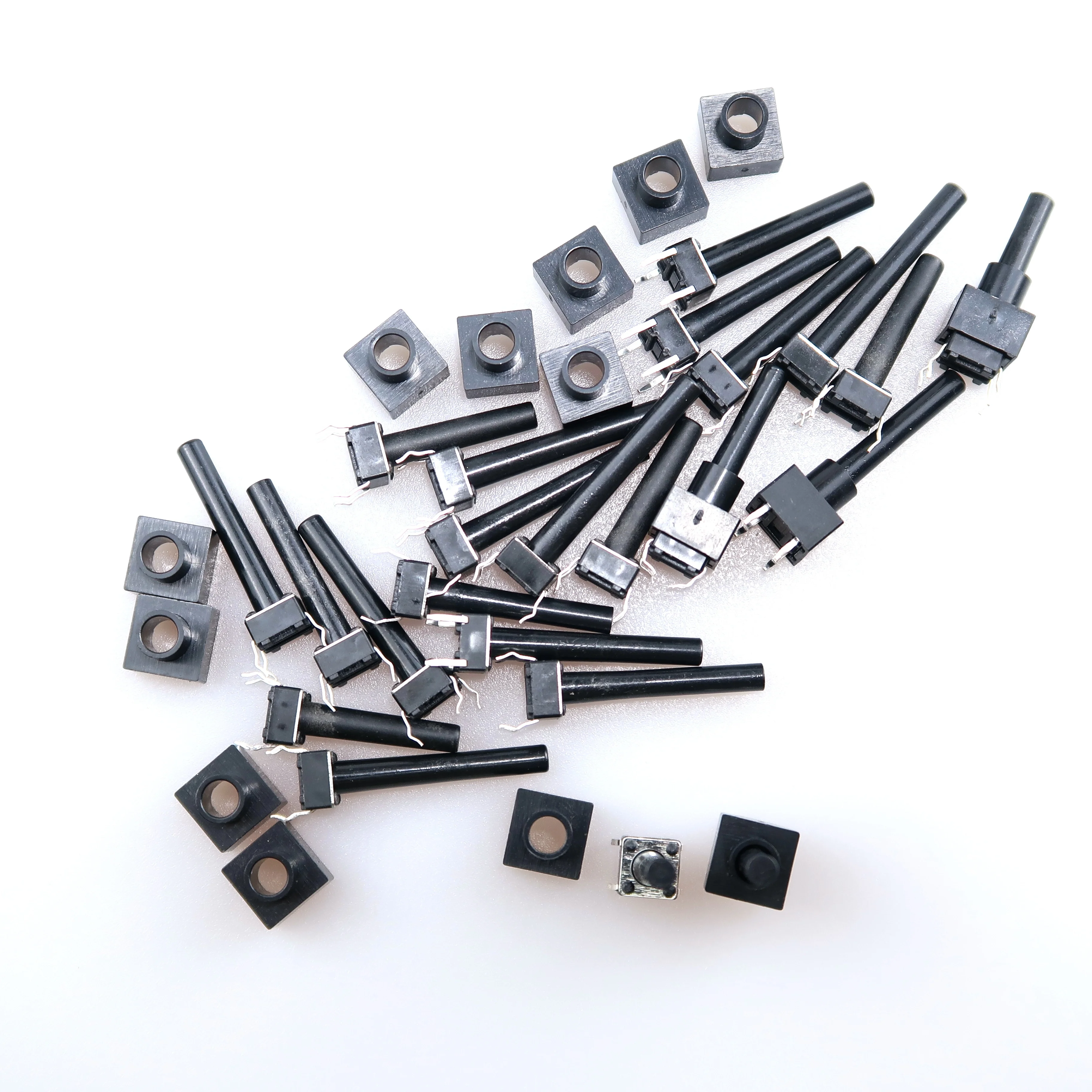 Factory direct sales6x6 4 pin 6*6*20mm-22-30MM Vertical with protective case plug-in button Touch switch