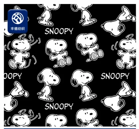 Полиэстер Оксфорд snoopy печатных ткань