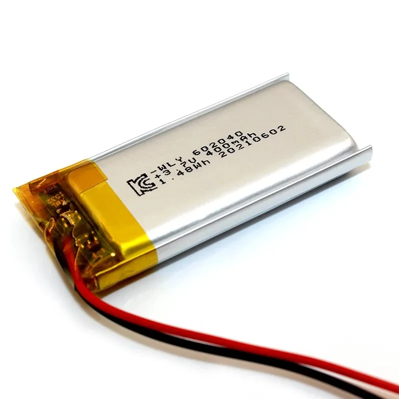 3 7 v 400 mAh 602040 перезаряжаемая батарея lipo для бытовой техники