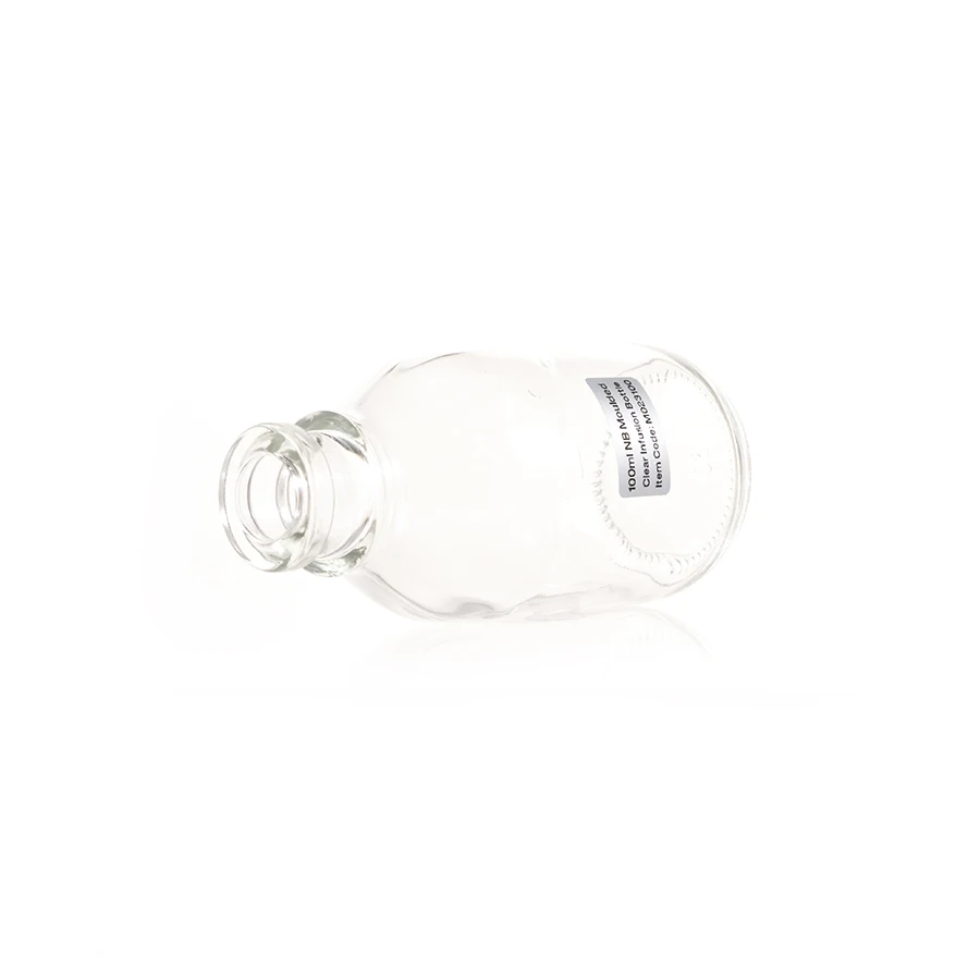 ADVANTRIO PACKAGING Wholesale Pharmaceutical 100ml Clear molded sterile glass infusion bottle