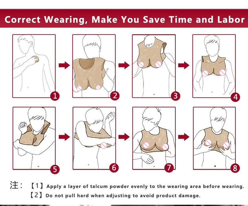 2019 BCDEG Cup Not Stuffy Huge Realistic Silicone Breast Forms Artificial  Boobs For Crossdresser Transgender Shemale Drag-Queen