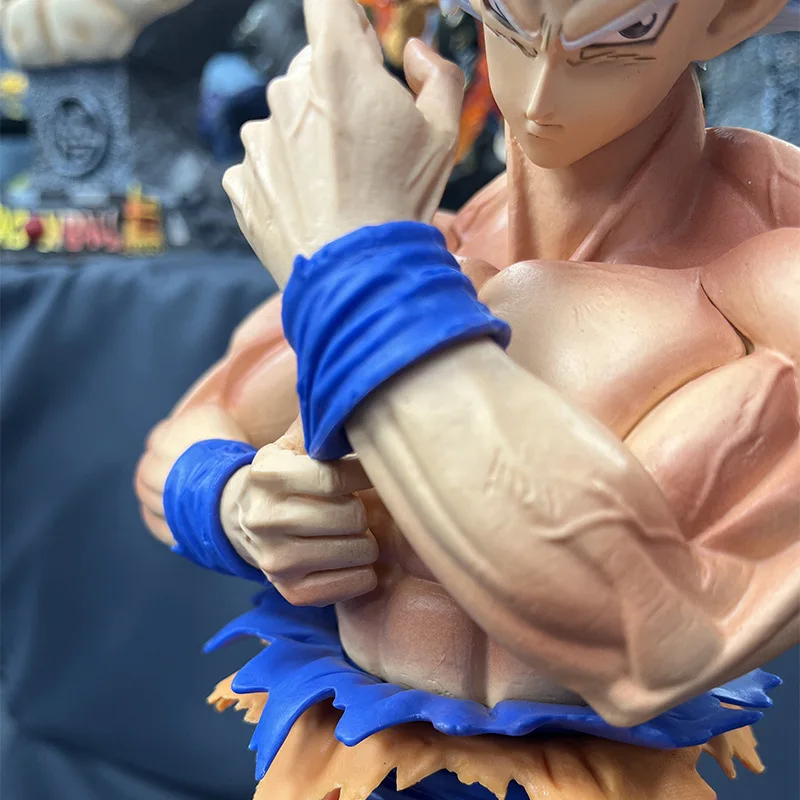 Оптовая продажа 43 см DBZ персонаж супер Экстремальный непринужденно Серебряная Модель персонажа Гоку