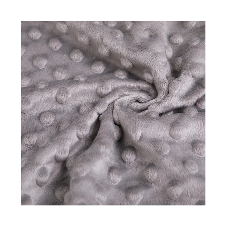 100% полиэстер minky dimple dot Одеяло Ткань 60 дюймов широкий продается по метрам оптовая продажа рулонов