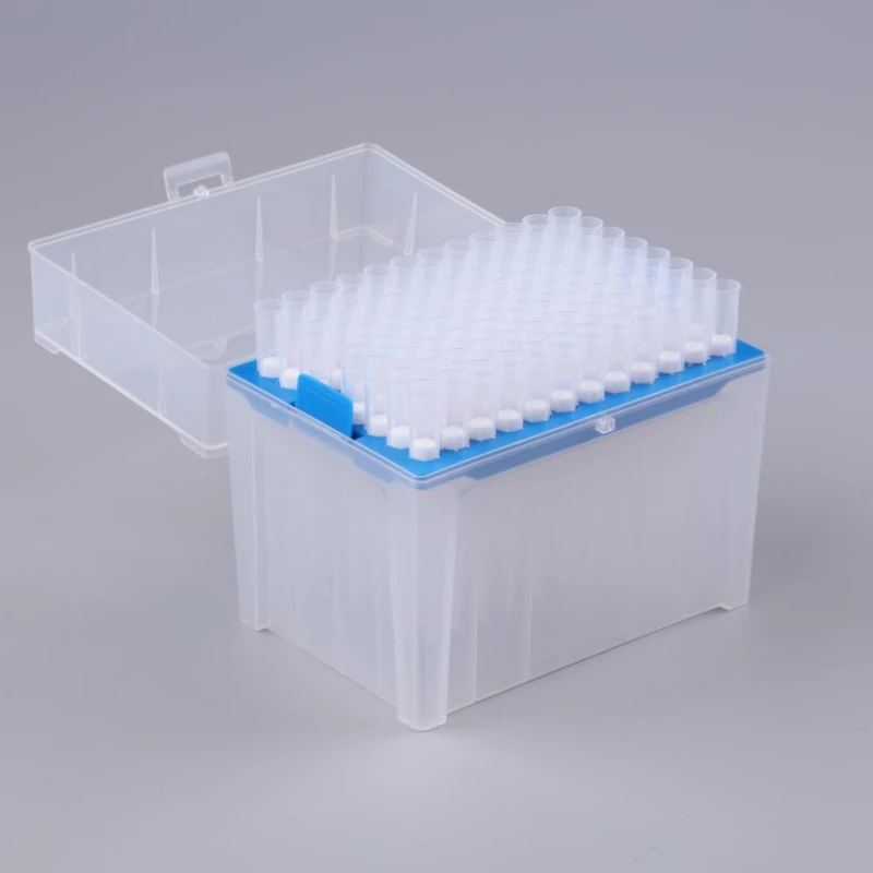 good price sterile 100ul 1 ml blue gilson pp plastic pipette tips