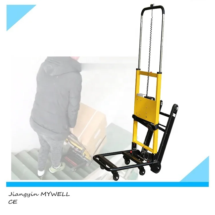M-ESC002 MYWELL Lightweight Powered Electric Cargo Hand Truck Stair Climber Trolley For Heavy Goods