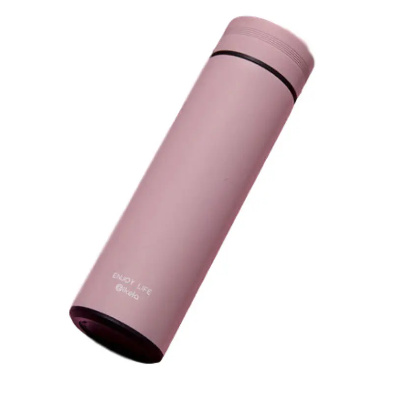 Customized smart water bottle stainless steel thermo bottle portable sealed led digital display