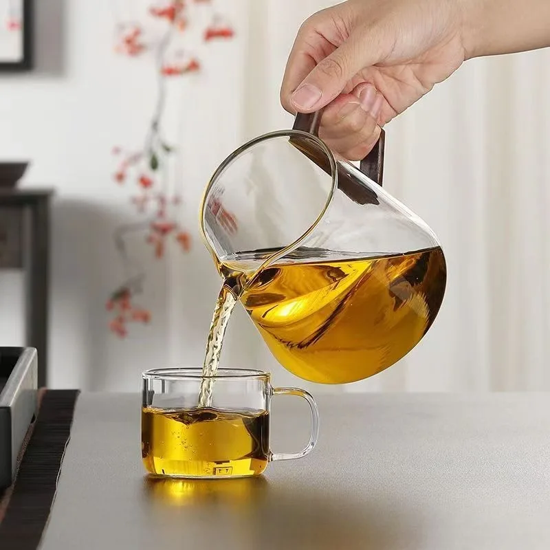 Hot sale High borosilicate Glass Tea Pot with Glass Teapot set  Pot Glass Teapot set