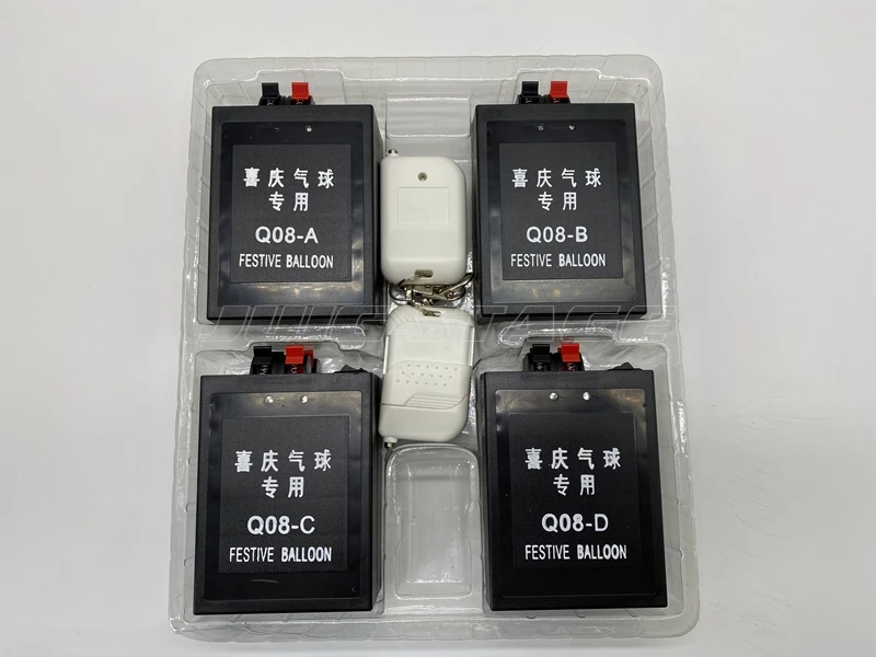 8 - channel specialized balloon products for celebrations. 2 wireless receivers