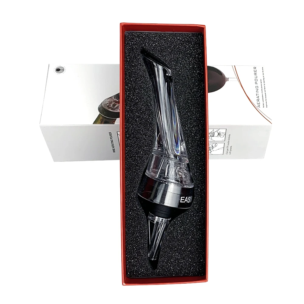 
Hot Sales Red Wine Bottle Pourer Air Aerator Portable Decanter Pourer And Quick Decanter Spout Wine Aerator Pourer 