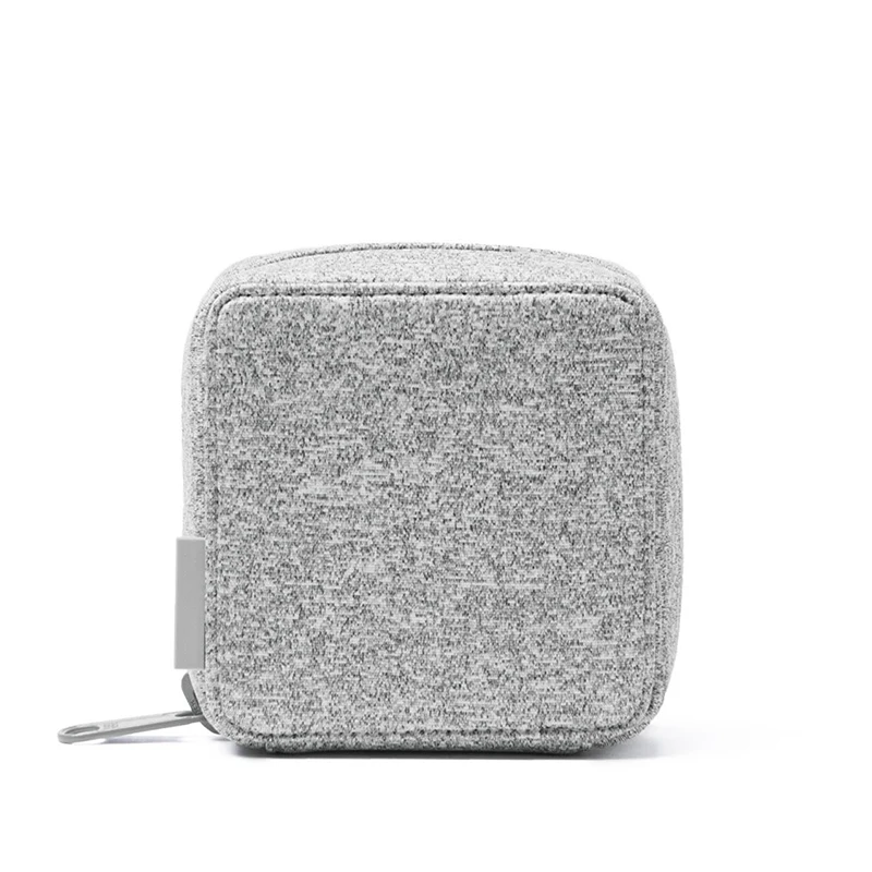 Portable Neoprene Cable Organizer Pouch Double-Layer Electronic Accessories Storage Bag for Travel for Digital Gear Camera Bags
