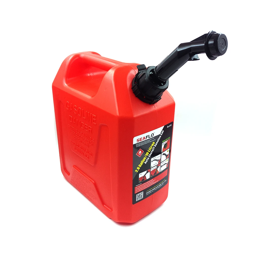 OTOM Motorcycle Universal Accessories 10L Fuel Tank Plastic Gas Tank Gasoline Fuel Can