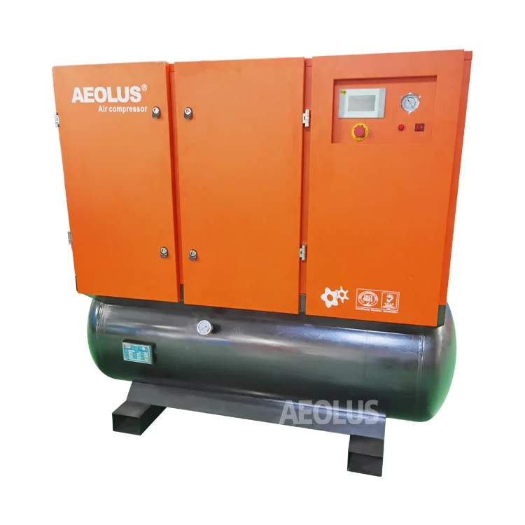 
Воздушный компрессор AEOLUS с низким уровнем шума, 10 л.с., поворотный винтовой воздушный компрессор 60 70 80, электрический компрессор 
